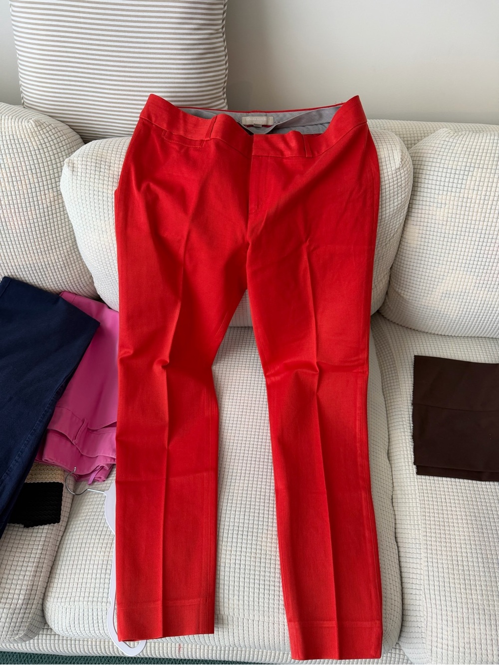 Banana Republic Bright Red Women's Pants
